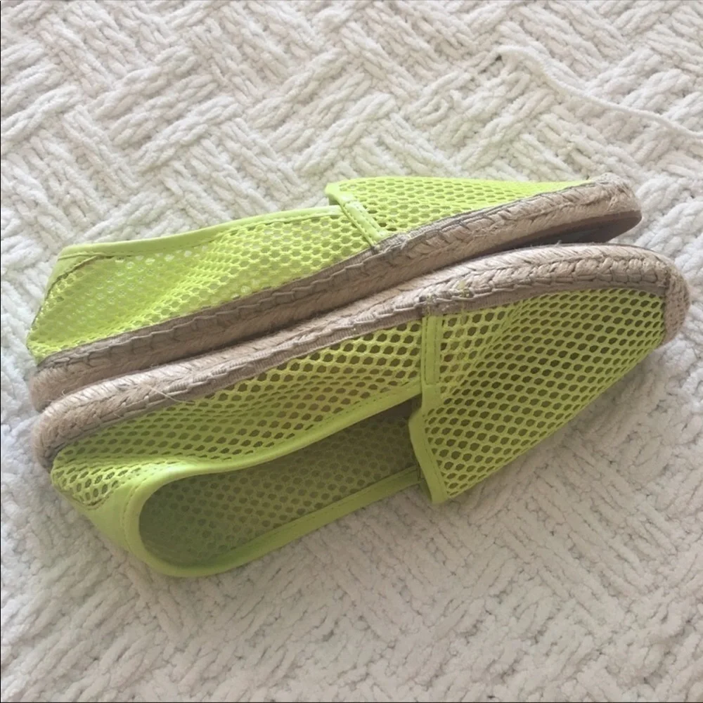Rebecca Minkoff Ginny Espadrille Neon Flat 8.5